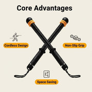 Cordless Battle Ropes - Ropeless Exercise Equipment