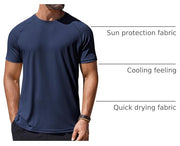 Quick drying Men Running Shirts