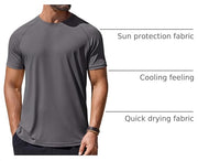 Quick drying Men Running Shirts