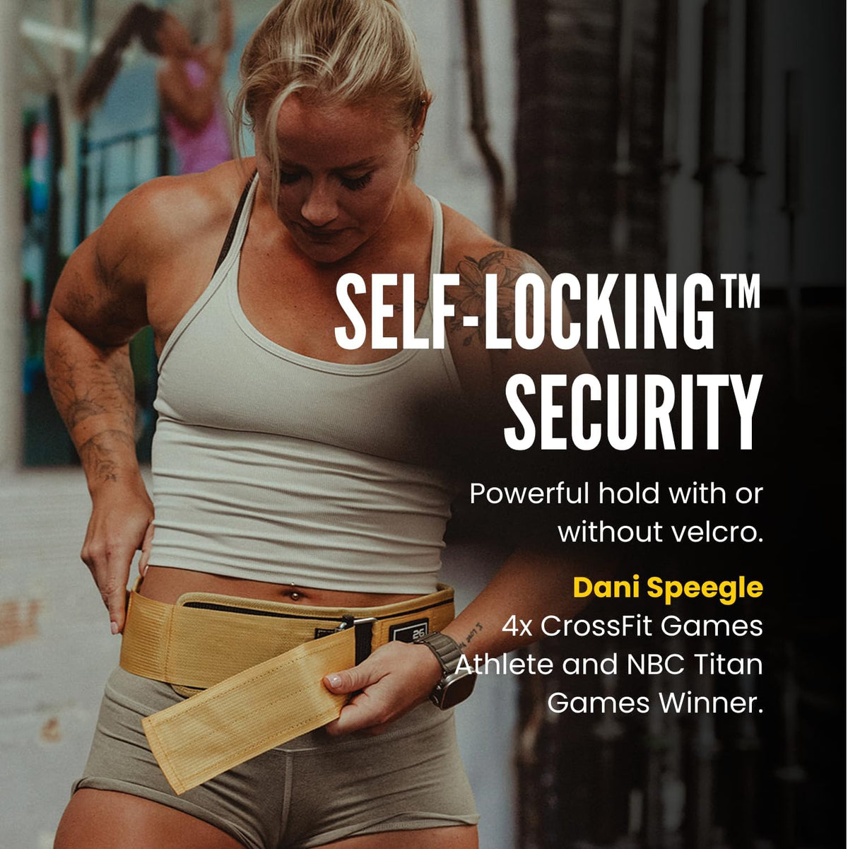 Self-Locking Weightlifting Belt