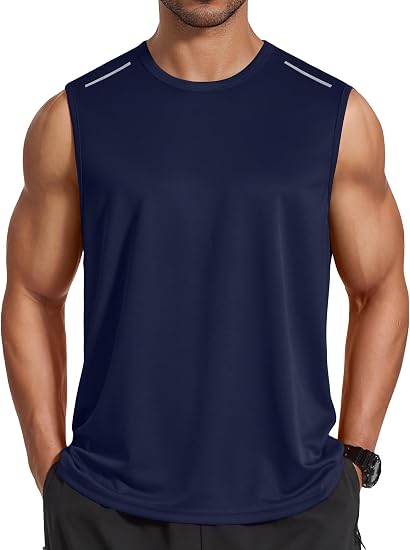 Men's Sleeveless Workout Tank Top – Athletic Muscle Shirt for Gym