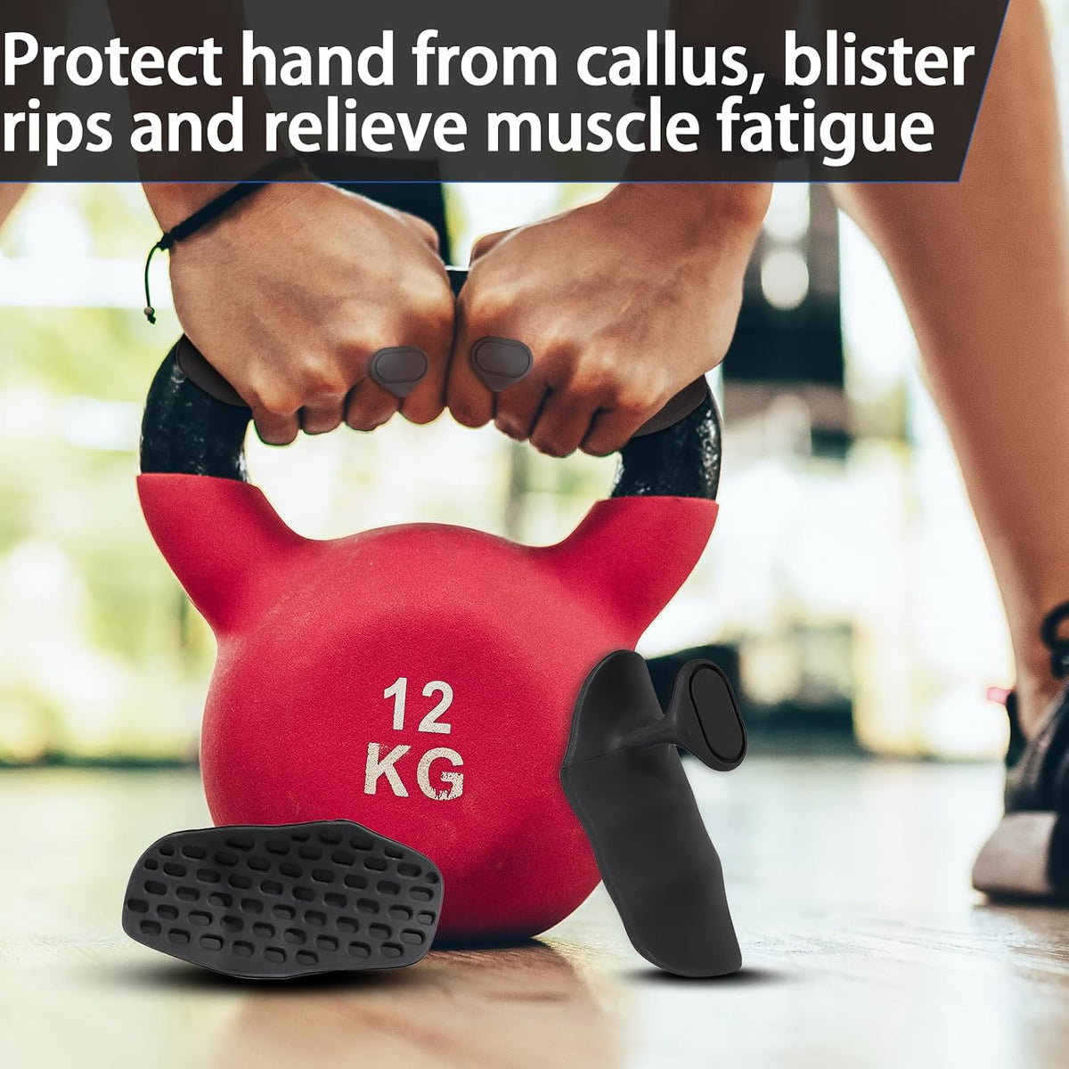 Weight Lifting Grips, Silicone Gym Grip Pads