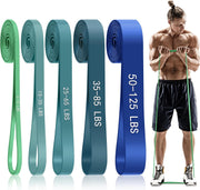 5-Level Resistance Bands for Working Out, Pull Up Assistance Bands