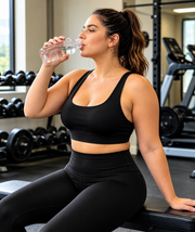Women's 2 Piece Seamless Workout Set  High-Waisted Yoga Leggings & Removable Padded Sports Bra