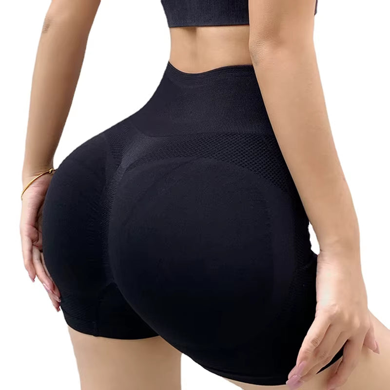 New Cycling Jogging Fitness High Waist Push Up Gym Shorts Leggings