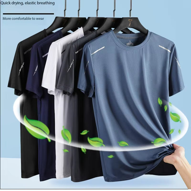 Summer Men's Running Quick Drying T-shirts