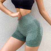 New Cycling Jogging Fitness High Waist Push Up Gym Shorts Leggings